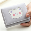4 Women's Press Button Bear Cartoon Coin Purse