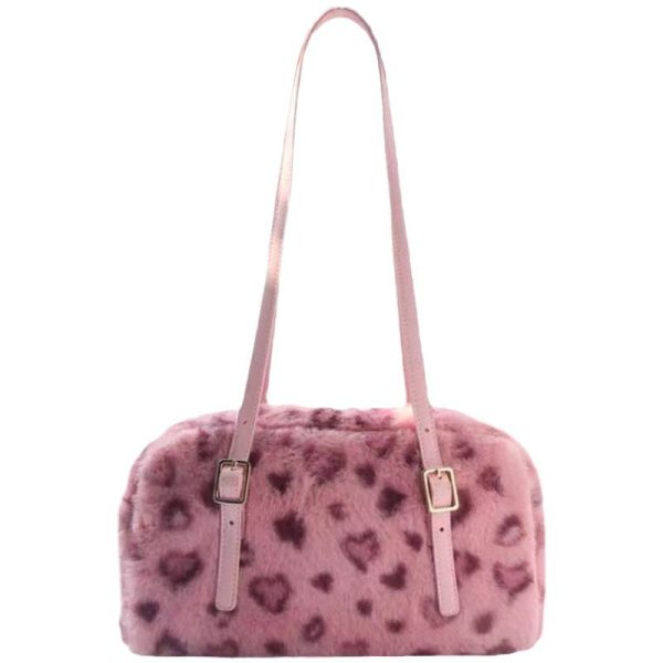 Women's Versatile Plush Shoulder Bag