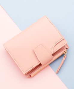 81ffb527-8508-4bb8-8136-b0eceb5d2d78 Short Multiple Card Slots Women's Wallet With Zipper