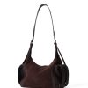 98961bc1-2244-48a6-92c7-b3c624d2e40e Vintage Boston Bag With Frosted Cowhide And Large Capacity Shoulder Bag