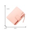 b9f61a9c-995a-45d1-86e4-bff626396f67 Short Multiple Card Slots Women's Wallet With Zipper